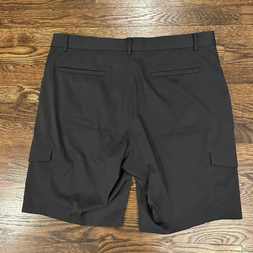 Nike Golf Cargo Shorts Mens 38 Black Dri-FIT Standard‎ Fit Athletic Performance
